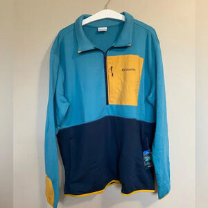 Men’s Columbia Half Hike Zip Fleece, NWT, XXL